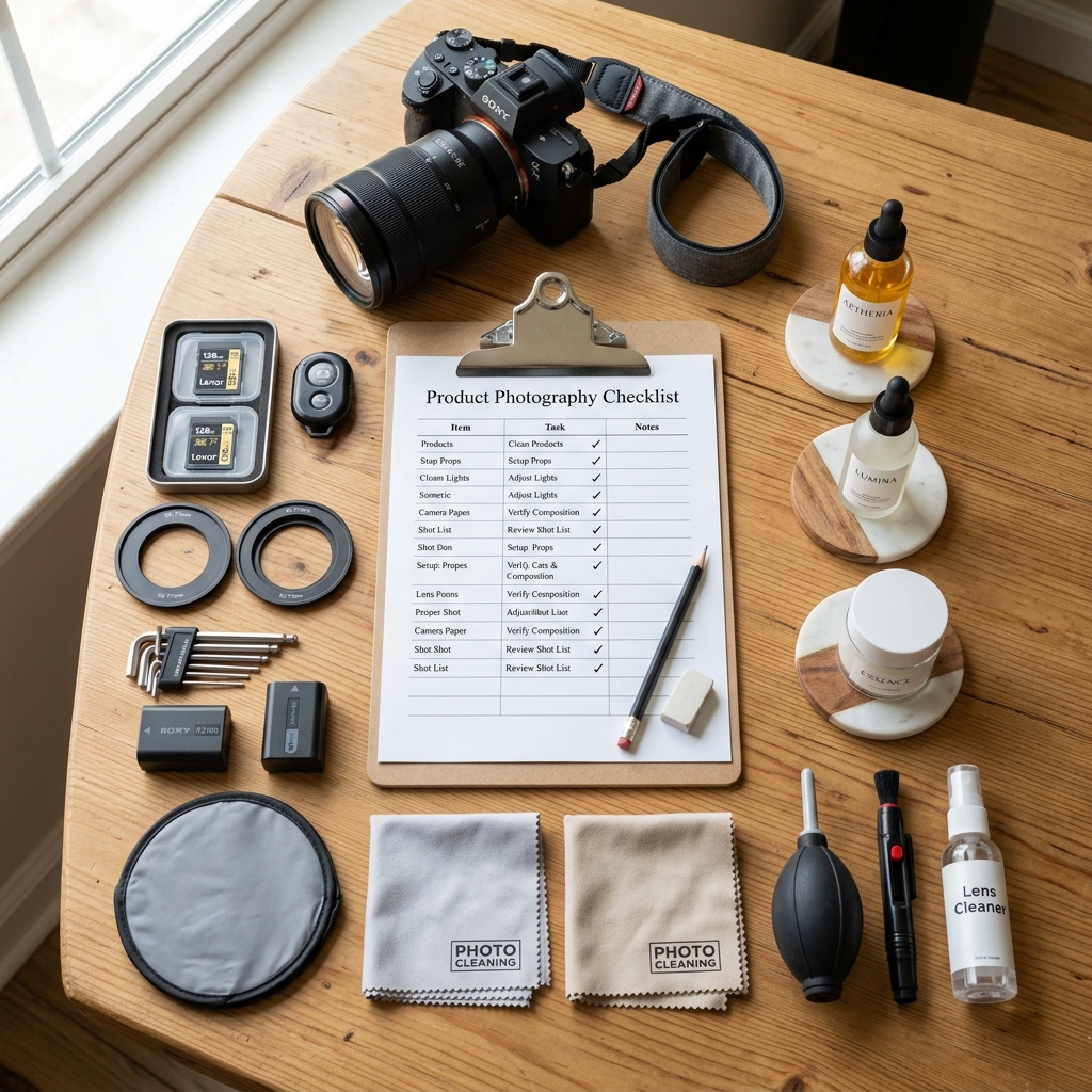 How to prepare products for a photo shoot: a checklist for online stores